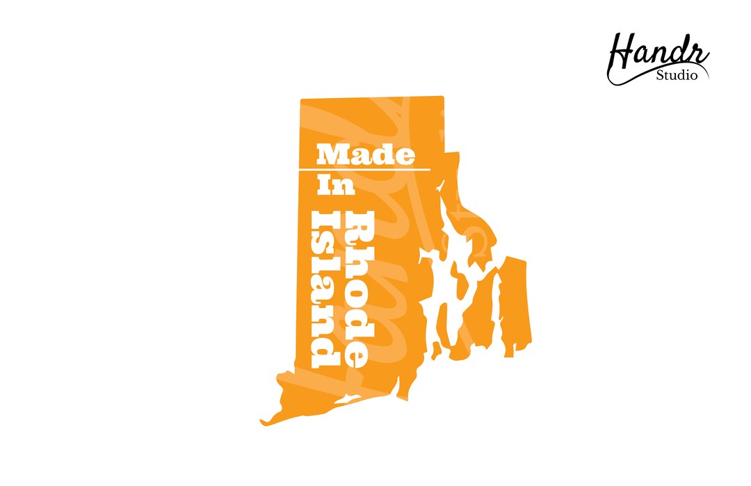 Made in Rhode Island Digital SVG File Package Instant Download Etsy