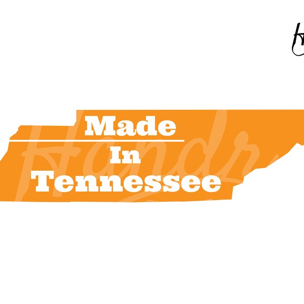 Made in Tennessee Digital SVG File Package Instant Download