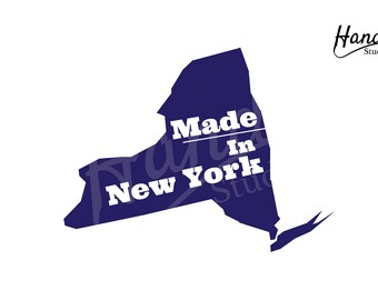 Digitalt SVG-filpaket tillverkat i New York, direktnedladdning