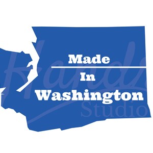 Made in Washington Digital SVG File Package Instant Download