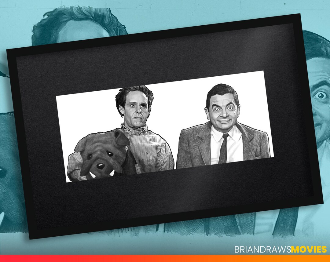 Mr. Bean Ride of Doom Movie Scene Art Print Home Theater Etsy