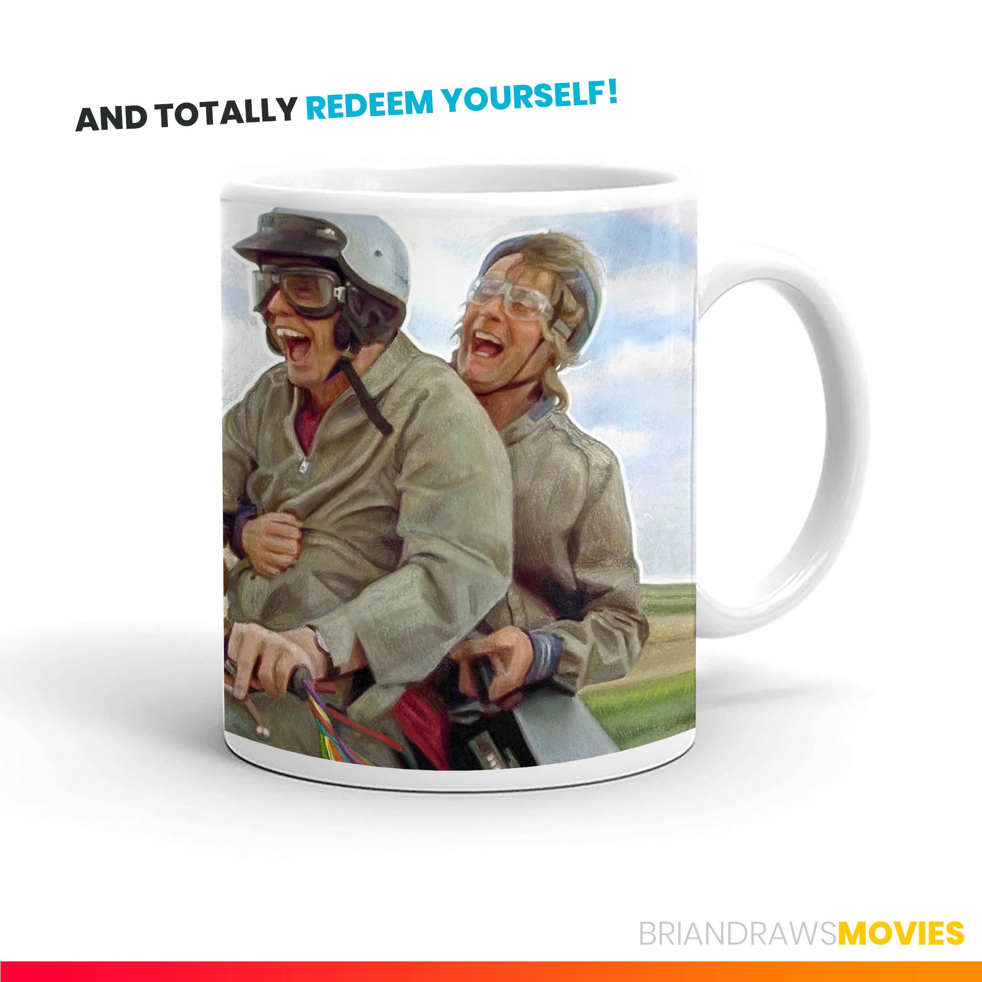 Dumb and Dumber Movie Scene Mug Jim Carrey Movie Buff Gift Etsy