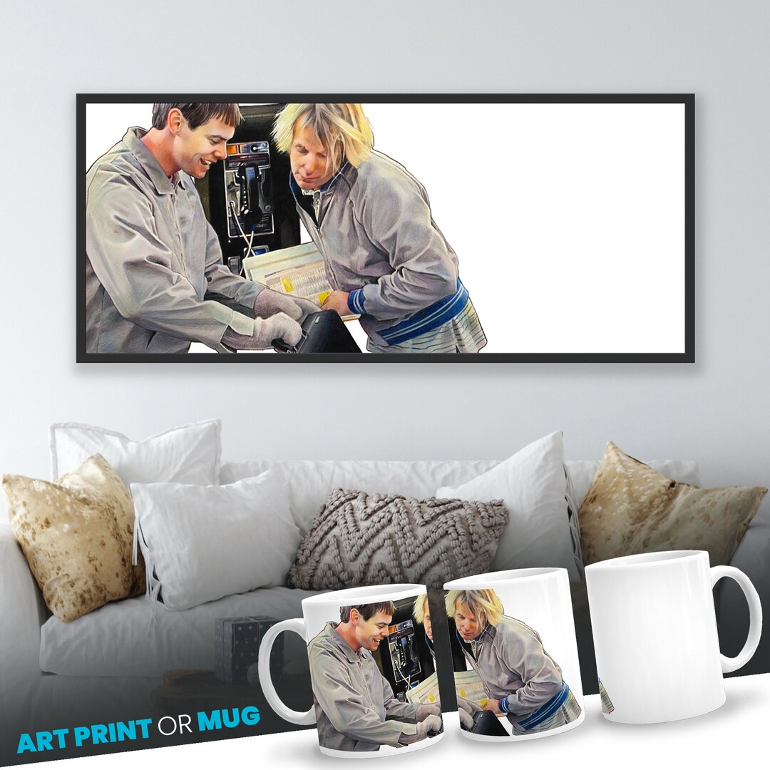 Dumb and Dumber Samsonite Swanson Scene Fine Art Print Room Etsy UK