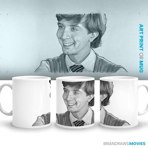 Martin Short als Clifford Look at me Like Human Boy Kaffeebecher Bleistift Zeichnung, Komödie Film Liebhaber Geschenk, Filmfan Heimkino Fine Art Print