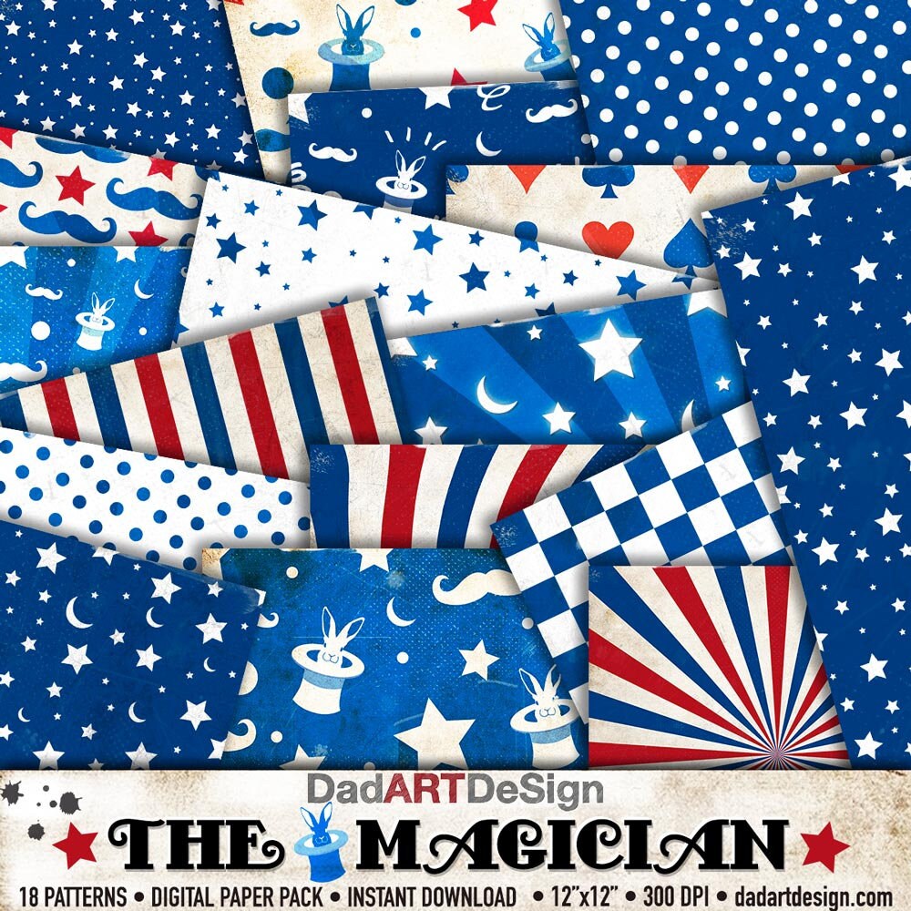 Patterns Magican The Magician Vintage Patterns Digital Paper Pack 01 | Wallpapers ...