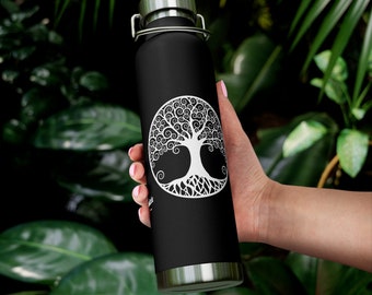 LIFE TREE 22oz Vacuum Insulated Bottle