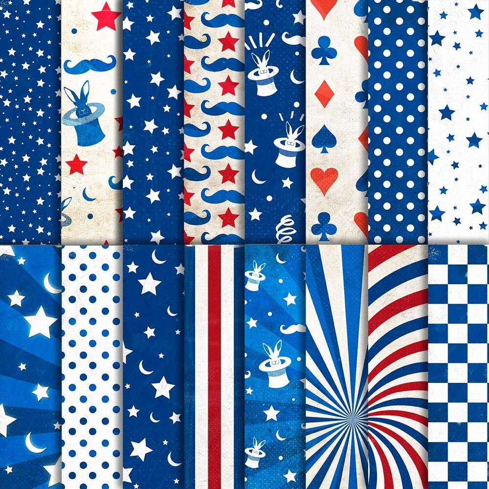 Patterns Magican The Magician Vintage Patterns Digital Paper Pack 01 | Wallpapers ...