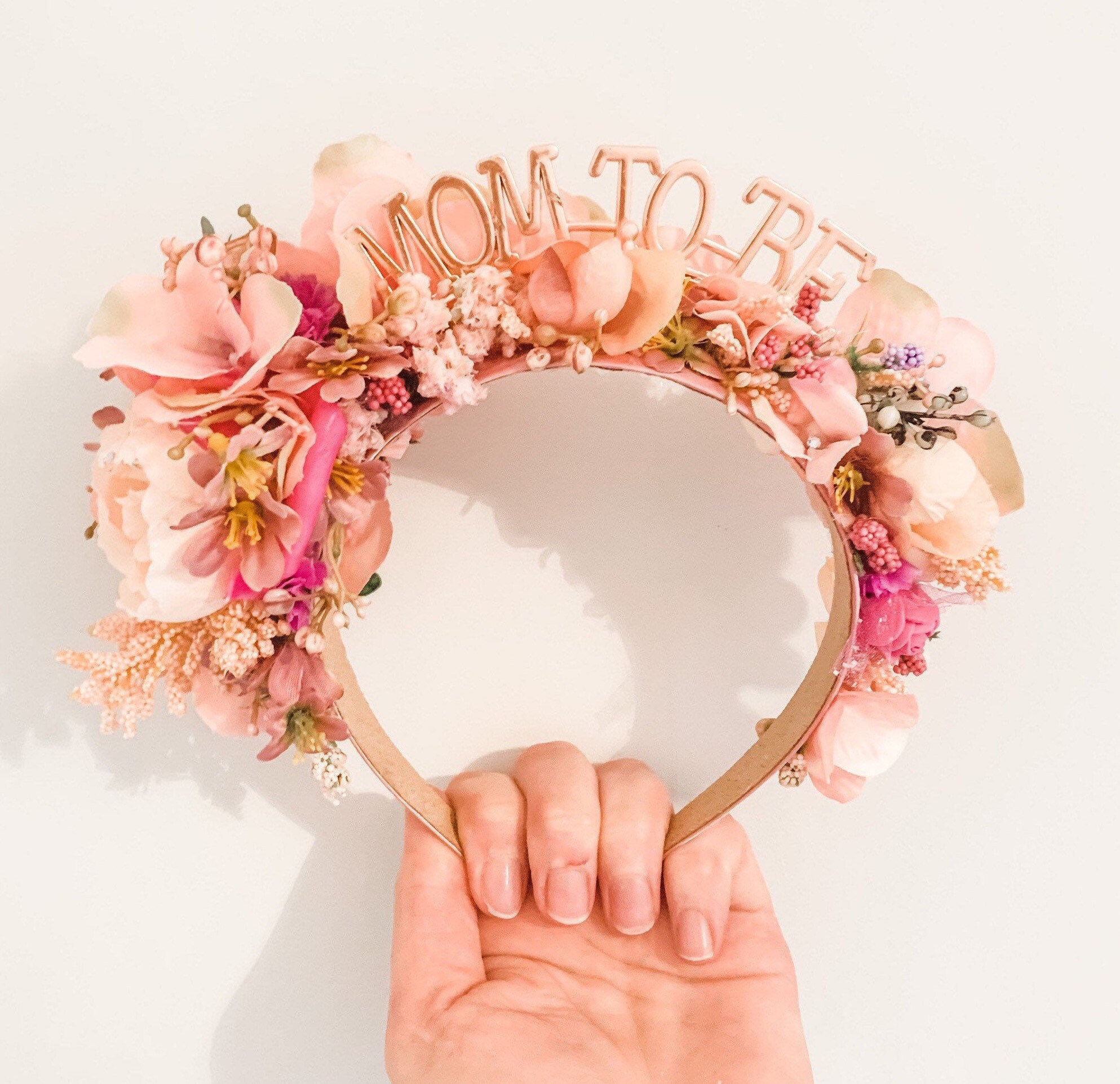 Mummy to Be Flower Crown Baby Shower Headpiece Tiara With Etsy