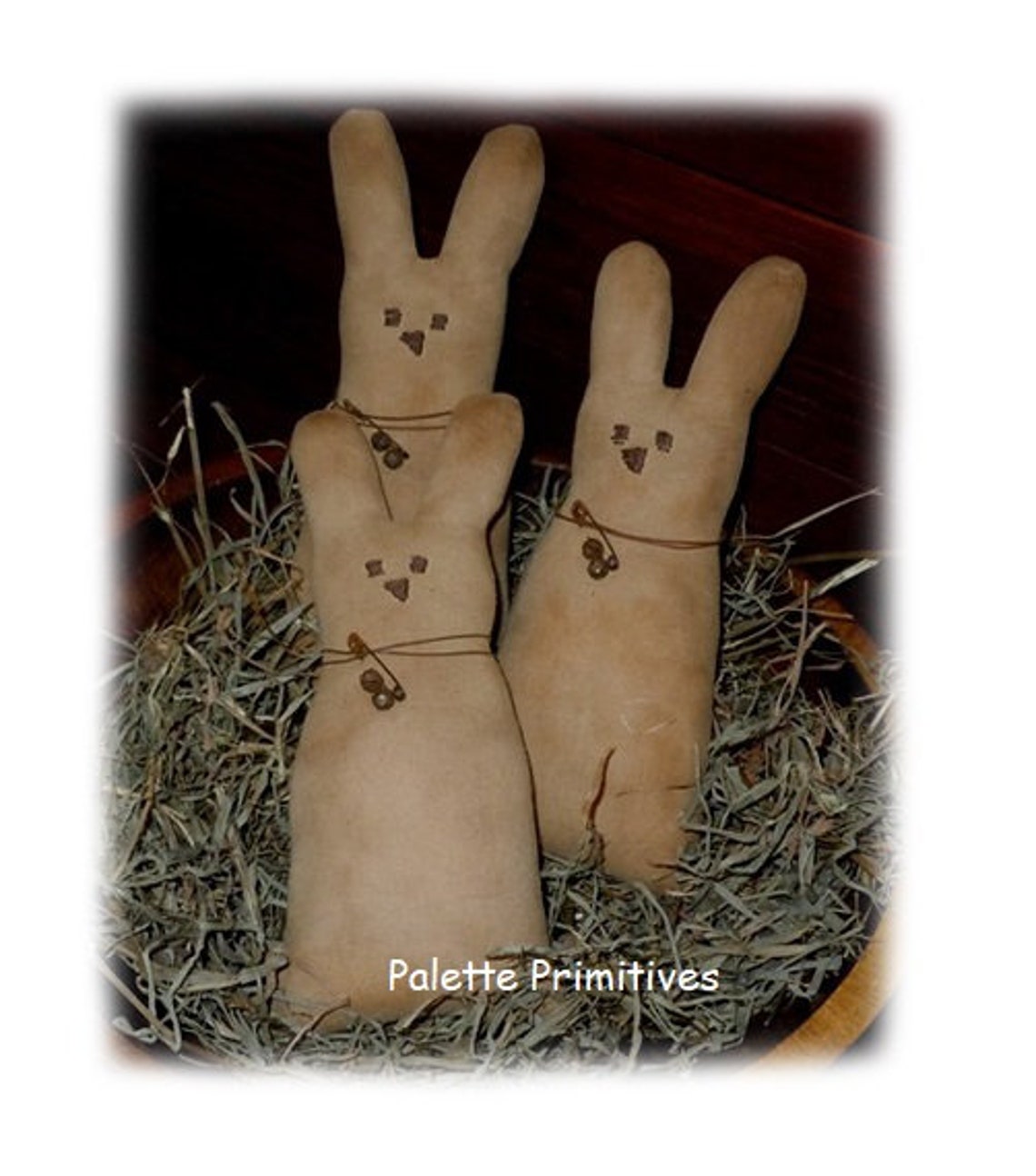 Primitive Easter Bunny Egg Sewing Pattern EASTER BUNNY and - Etsy