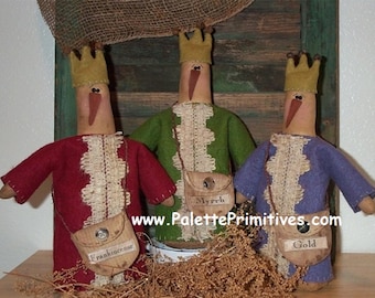THREE KINGS SNOWMEN - E-Pattern/Instant Download