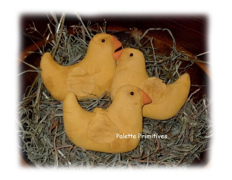 Primitive Easter Chicks Carrots Sewing Pattern EASTER - Etsy