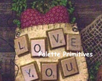 Love Notes Pockets E-pattern Instant Download