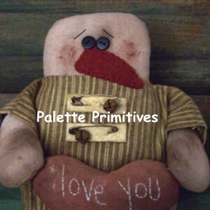 LOVE YOU SNOWMAN - E-pattern/Instant Download