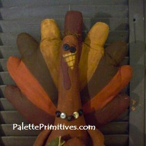 GIBLET THE TURKEY Wall hanging  - E-Pattern/Instant Download
