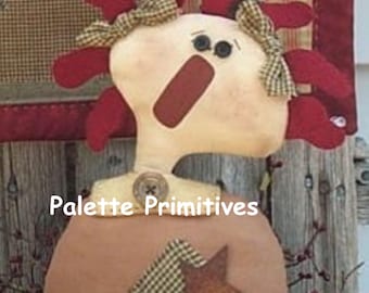 PRIM ANNIE, Doll and Quilt Patterns Included - E-Pattern/Instant Download