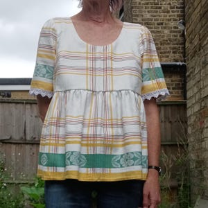 Upcycled summer top size 14