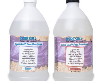 KSRESIN Liquid Cast™ Deep Pour Casting Resin - 1/2" MINIMUM to 2" MAXIMUM Per Layer