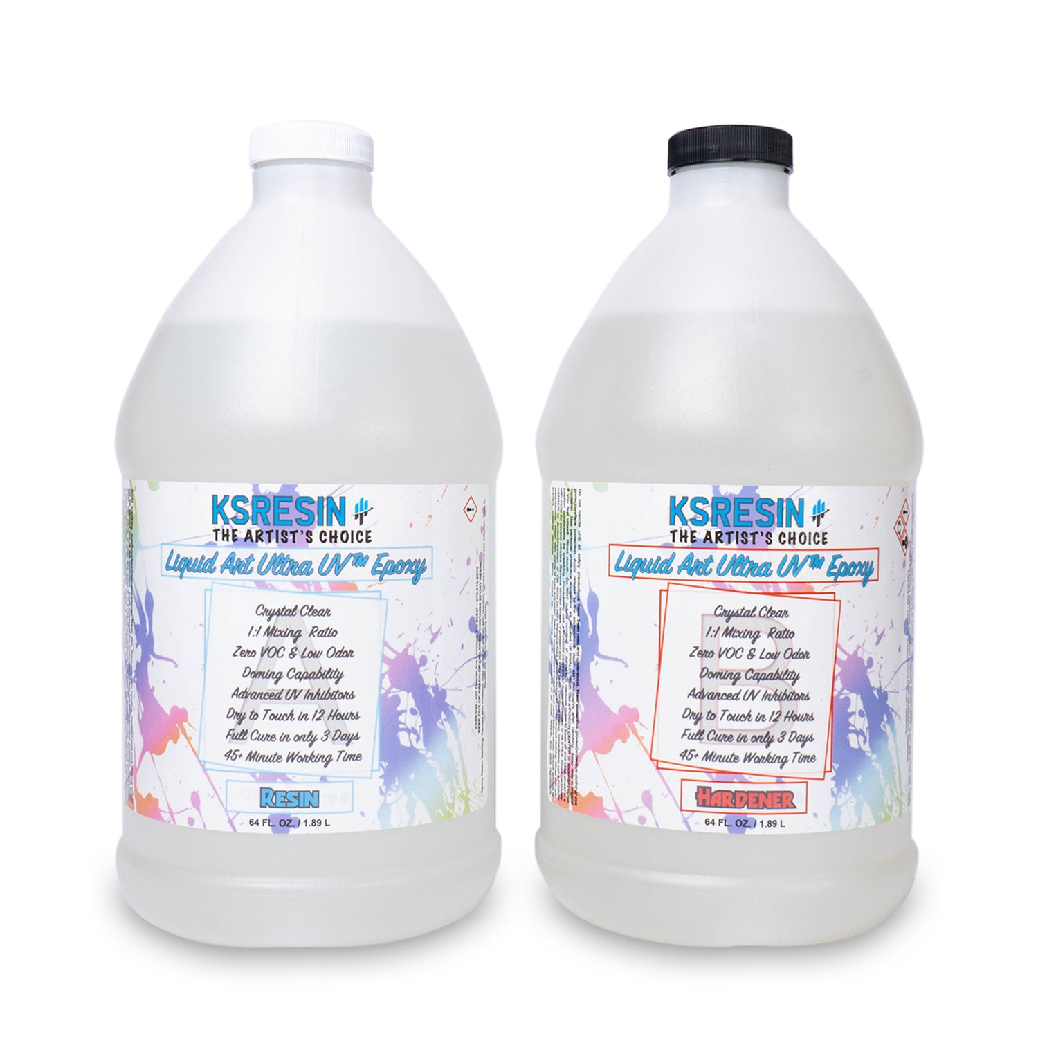 A+ Crafters Choice UV Stable Tumbler Epoxy 1 Gallon Kit, Clear