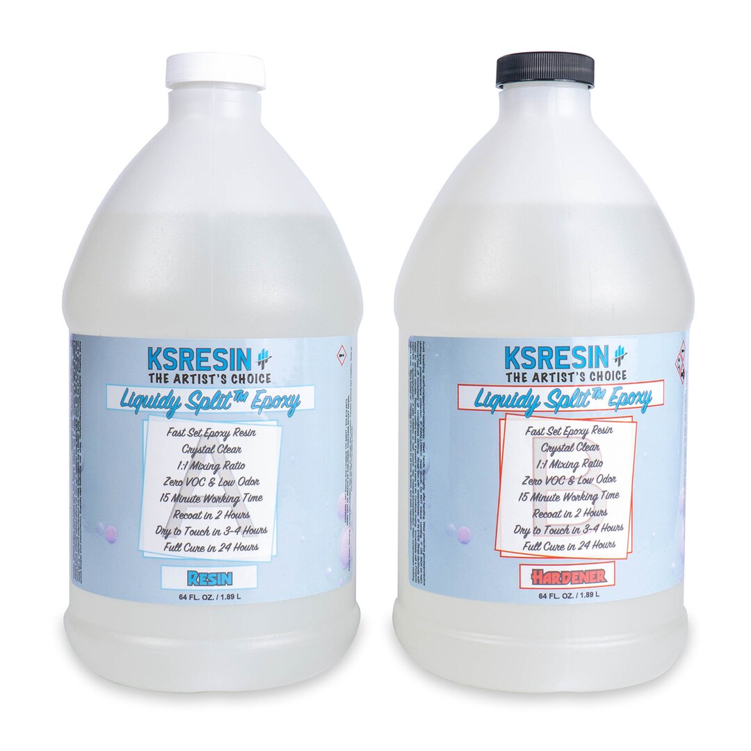 The Epoxy Resin Store Clear Epoxy Resin Kit, 2 Part Epoxy, Tabletops,  Countertops, Art, Craft, Coatings, Small Castings, 1 Gallon Kit 