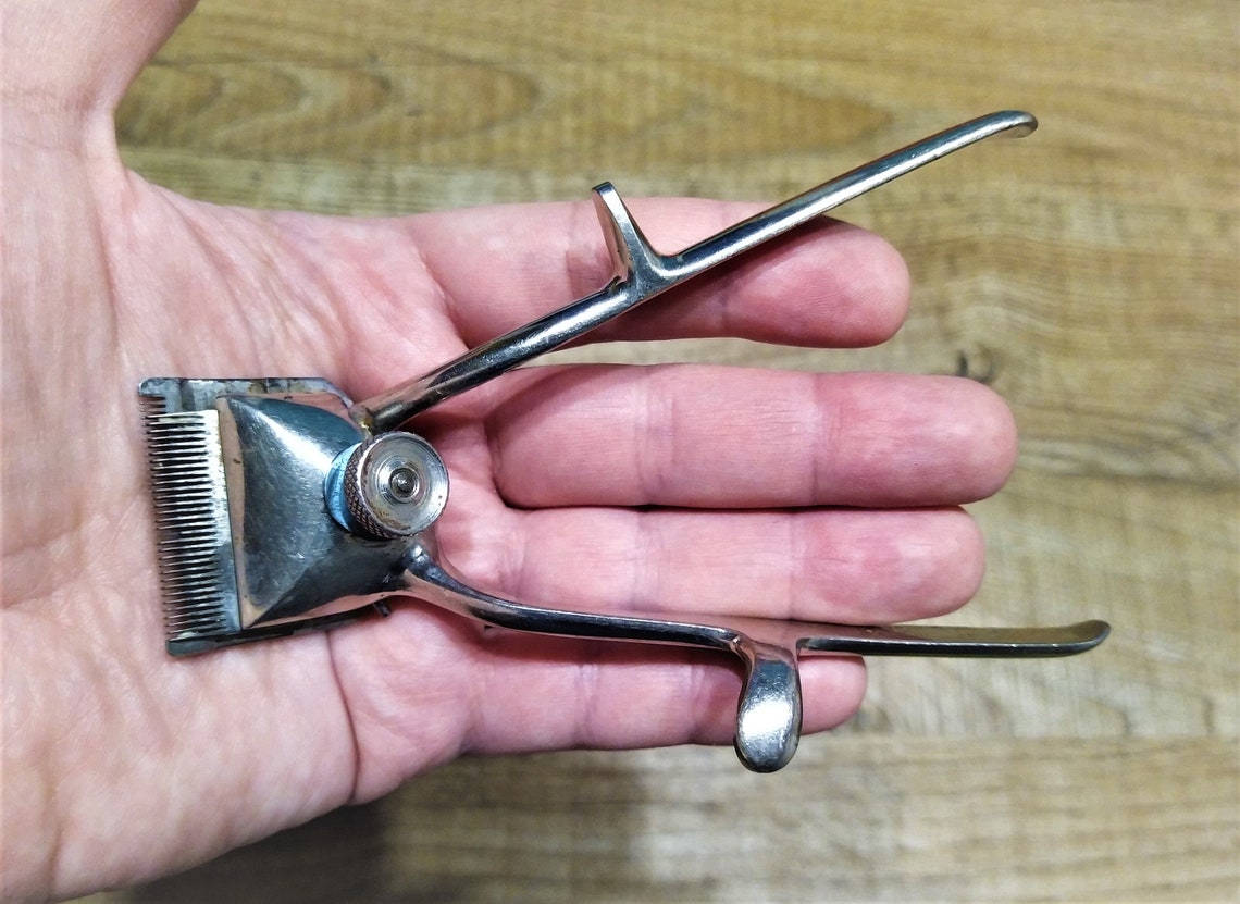 Solingen Mechanical Hair Trimmer. Men's shaving old manual Etsy