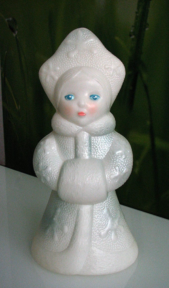 Dolls & Miniatures Snegurochka doll Vintage plastic Toy Snow-Maiden ...