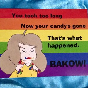 Bee And Puppycat You Took Too Long Now Your Candy S Etsy Australia