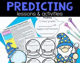 Making Predictions Lesson & Activities Comprehension Crew