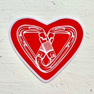 Love 2 Climb  - Bouldering Top Rope Lead Sport Climbing Sticker