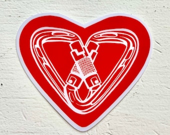 Love 2 Climb  - Bouldering Top Rope Lead Sport Climbing Sticker