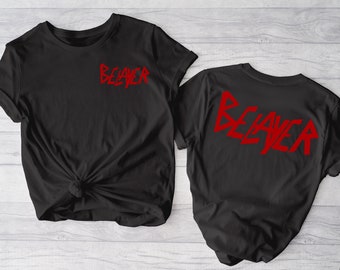 Belayer  - Rock Climbing Bouldering Lead Sport Climb Slayer Music Tee Shirt