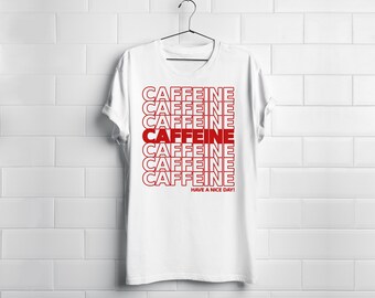 Caffeine -   Gymnast Athlete Cross Fit Weight Lifter Highland Games Clim Athlete Sport Tee Shirt - Coffee, Pre Workout, Boost Funny Tee
