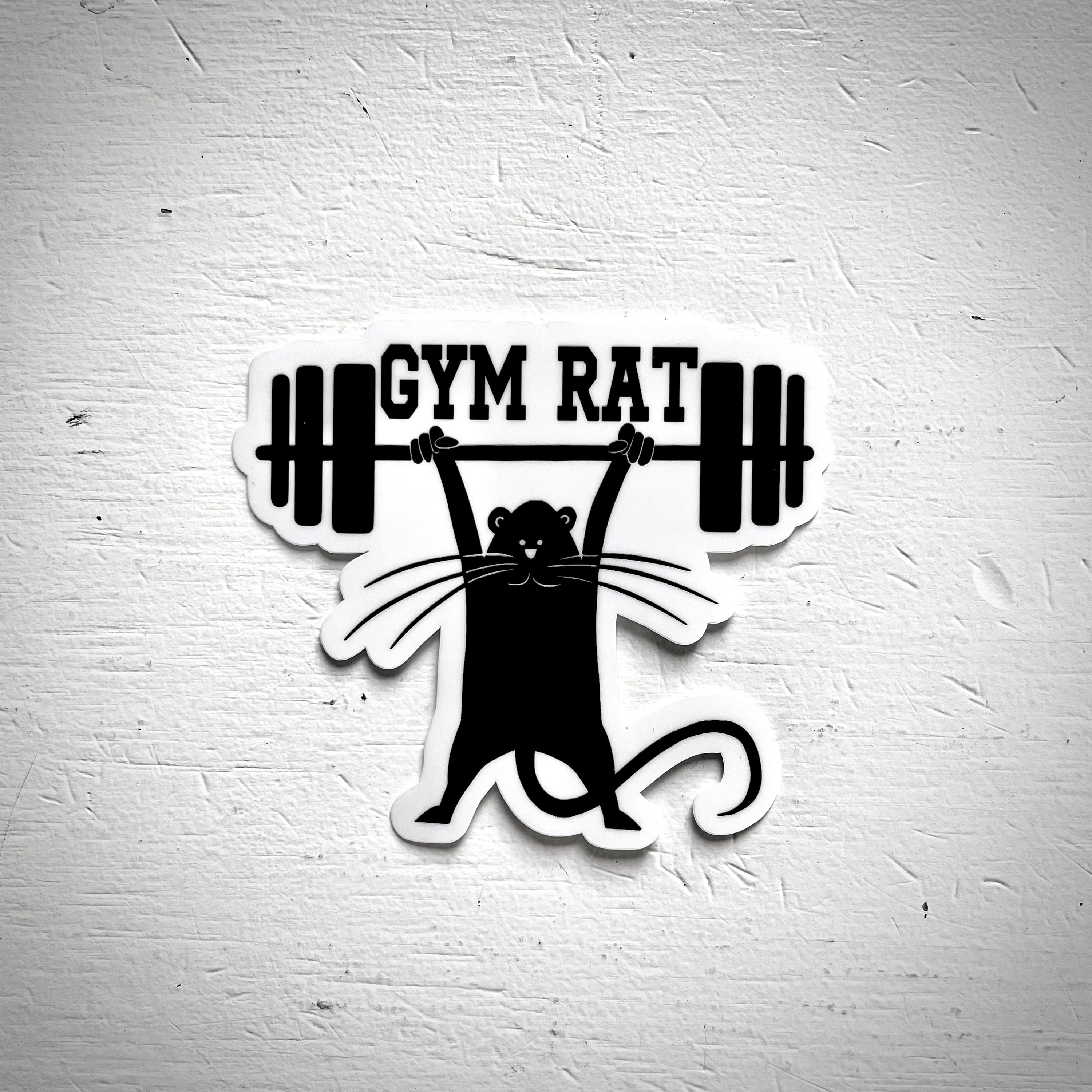 Gym Rat Sticker for Sale by American Artist