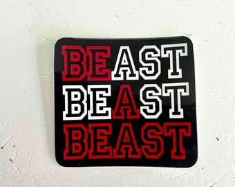 Be a Beast  - Athletic Athlete Cross Fit Highland Games Climb Weight Lifter