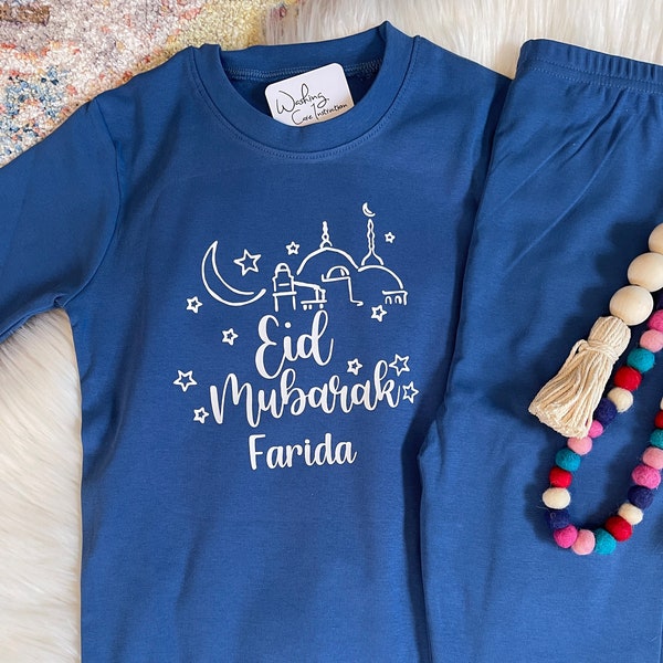 Eid Mubarak pajamas - Eid gifts - Eid pajamas - Ramadan Pajamas