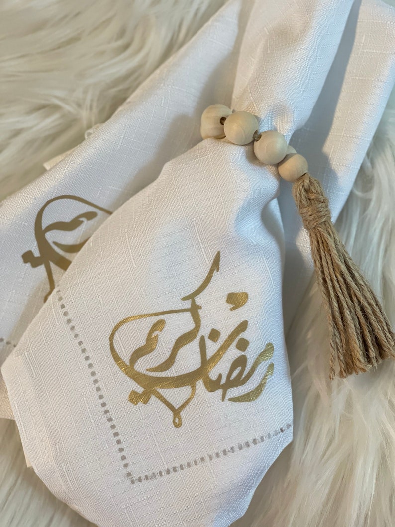 ramadan mubarak napkins