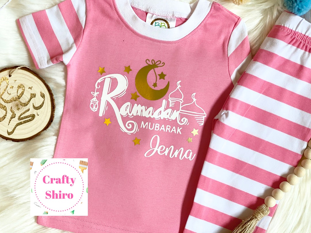 Ramadan Mubarak Pajamas Set Ramadan / Eid Pajama for Boys and Girls