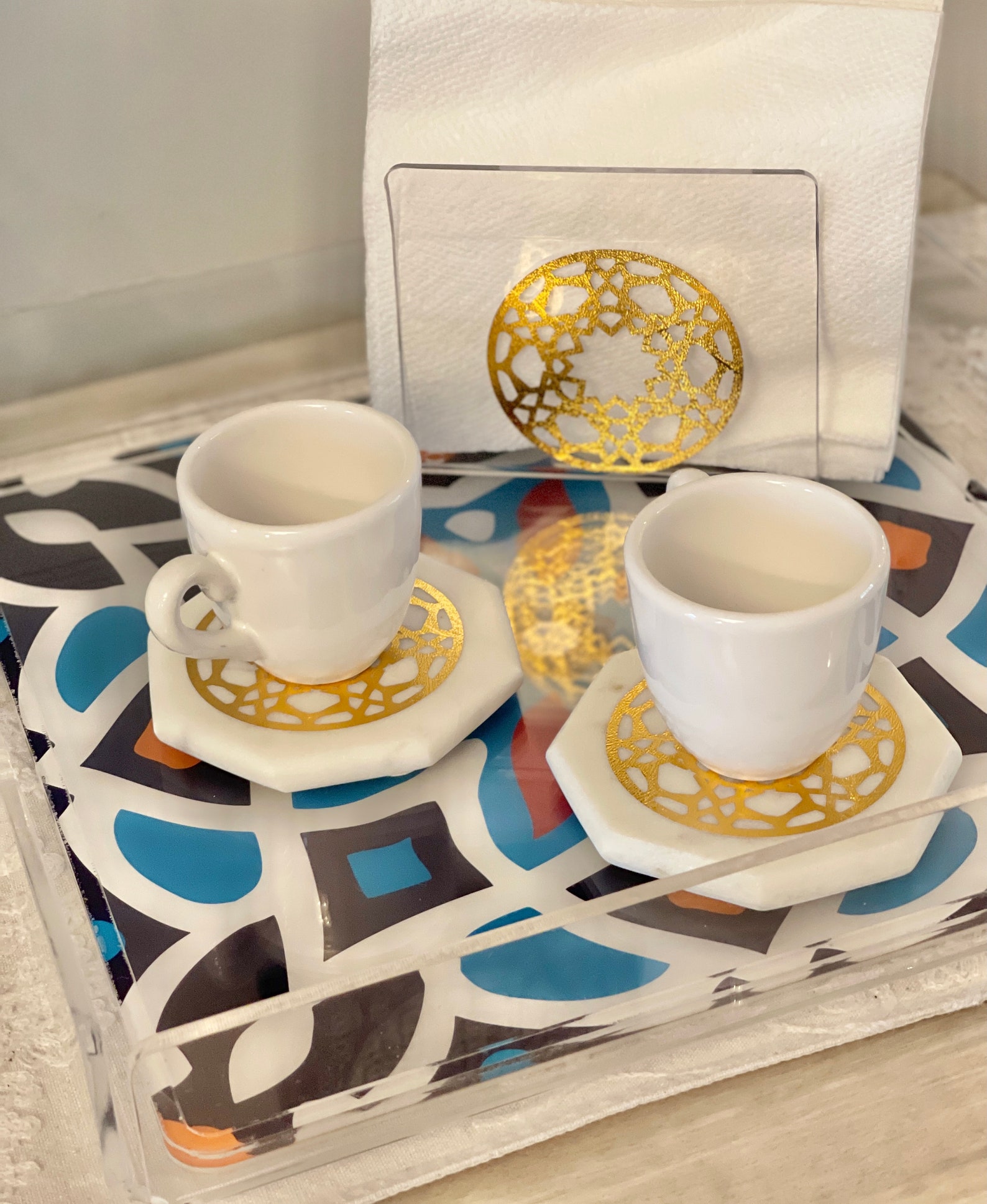 Arabic Napkin Holder Acrylic Napkin Holder With Islamic Etsy