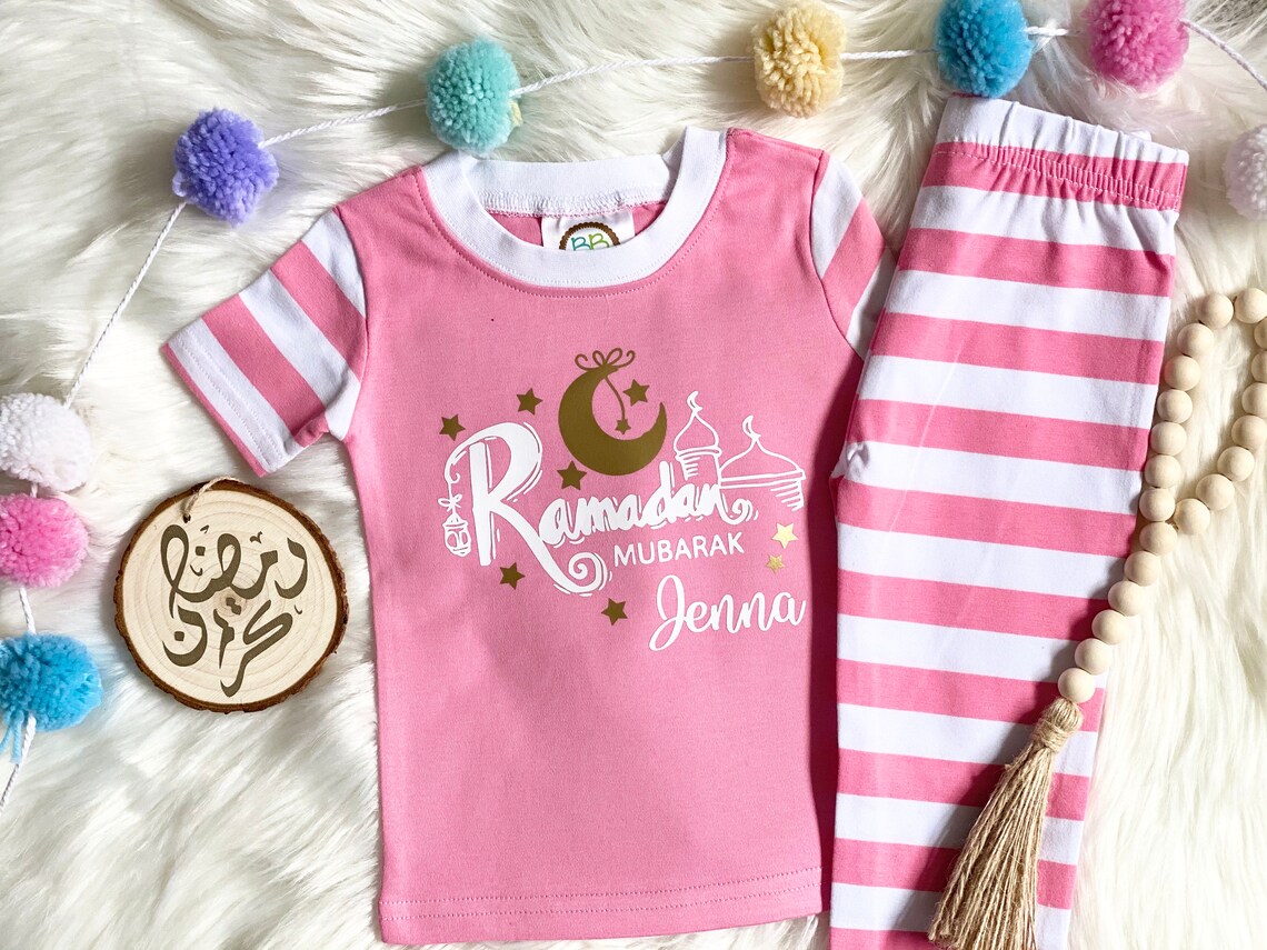 Ramadan Mubarak Pajamas set Ramadan / Eid Pajama for boys | Etsy