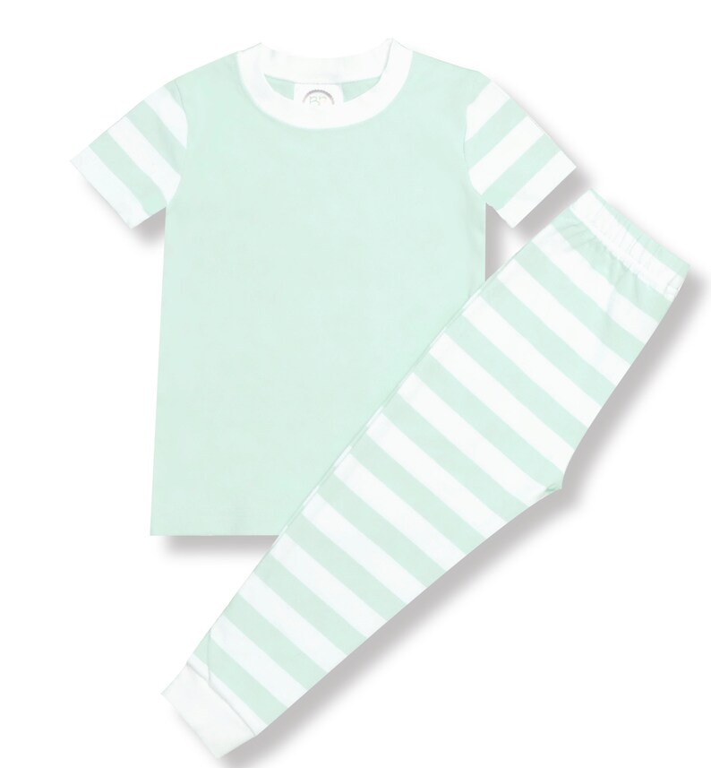 Ramadan Mubarak Pajamas set Ramadan / Eid Pajama for boys and girls unisex ramadan pajama Mint