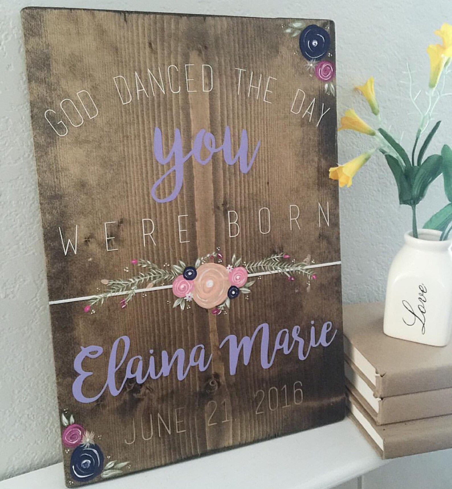 God Danced the Day You Were Born Nursery Decor Gift for - Etsy