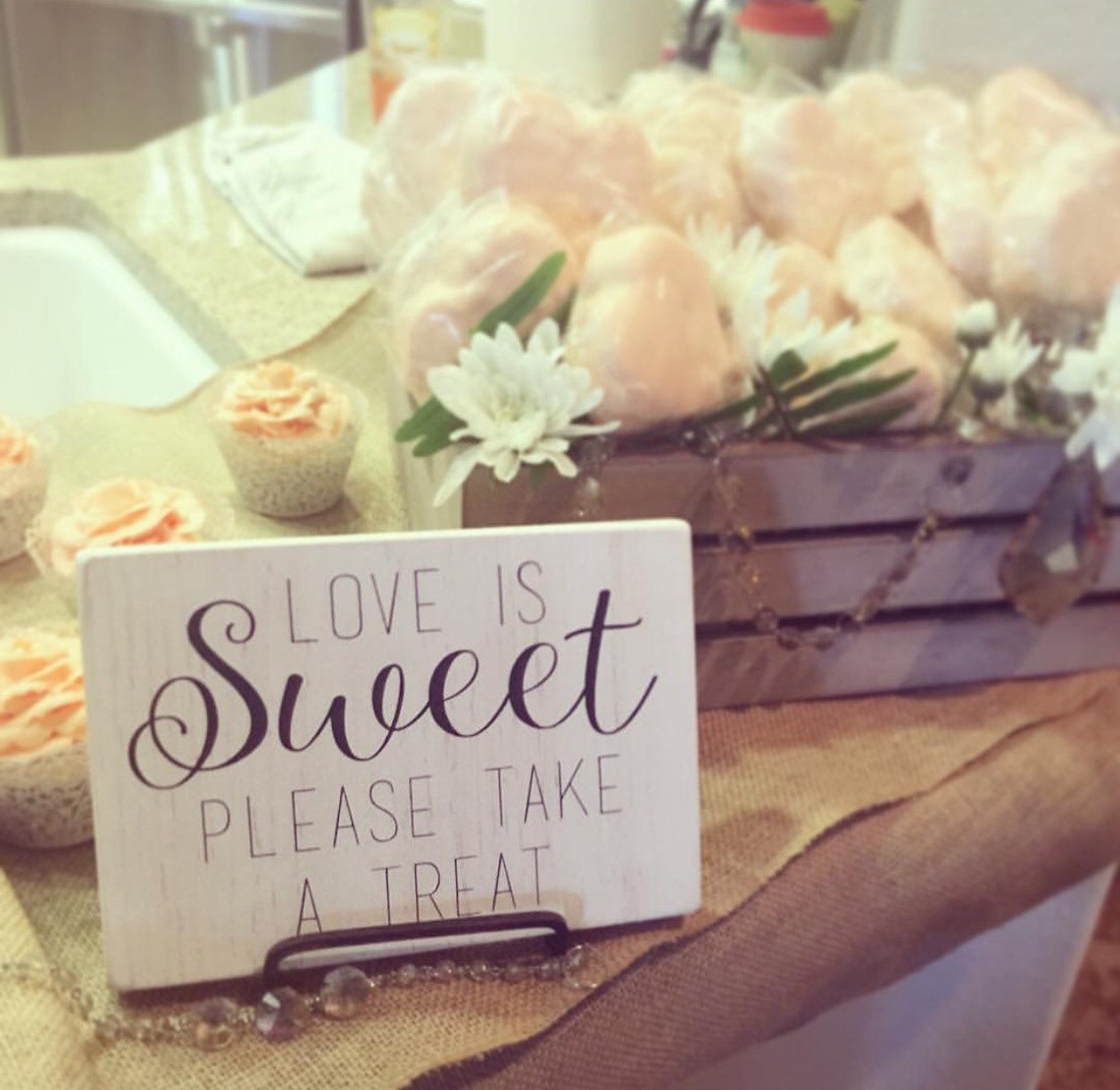Sweets Table Sign Love is Sweet Dessert Table Signs Etsy