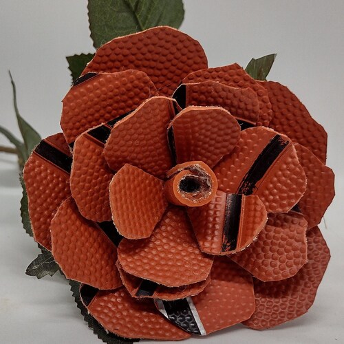 Basketball Rose in Full Bloom Etsy