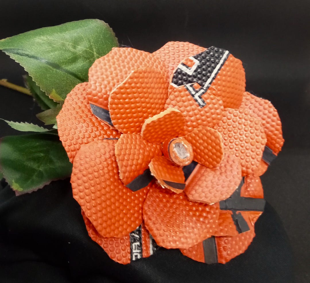 Making Roses Using Basketball's Tutorial Basketball Rose in Full Bloom - Etsy