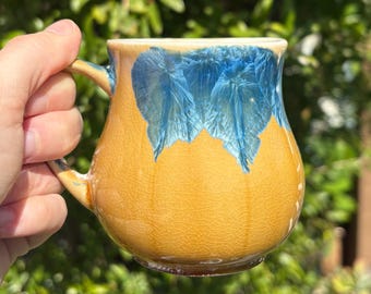 Handmade Espresso or Double Espresso Cup Crystalline Glazed Espresso Mug