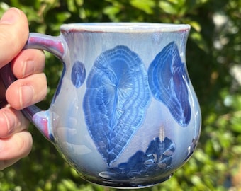 Handmade Espresso or Double Espresso Cup Crystalline Glazed Espresso Mug