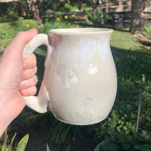 Large Ceramic Mug Handmade Crystalline Glazed Large Coffee Cup