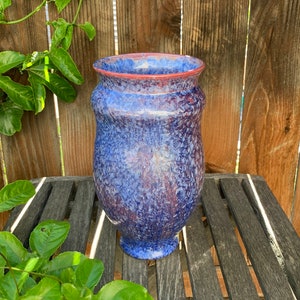 Handmade Pottery Vase Ceramic Crystalline Glazed Decor