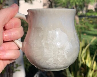 Handmade Espresso or Double Espresso Cup Crystalline Glazed Espresso Mug