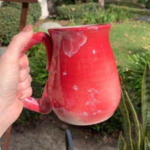 Large Ceramic Mug Handmade Crystalline Glazed Large Coffee Cup