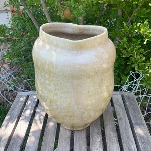 Crystalline Pottery Vase Handmade Decorative Flower Vase